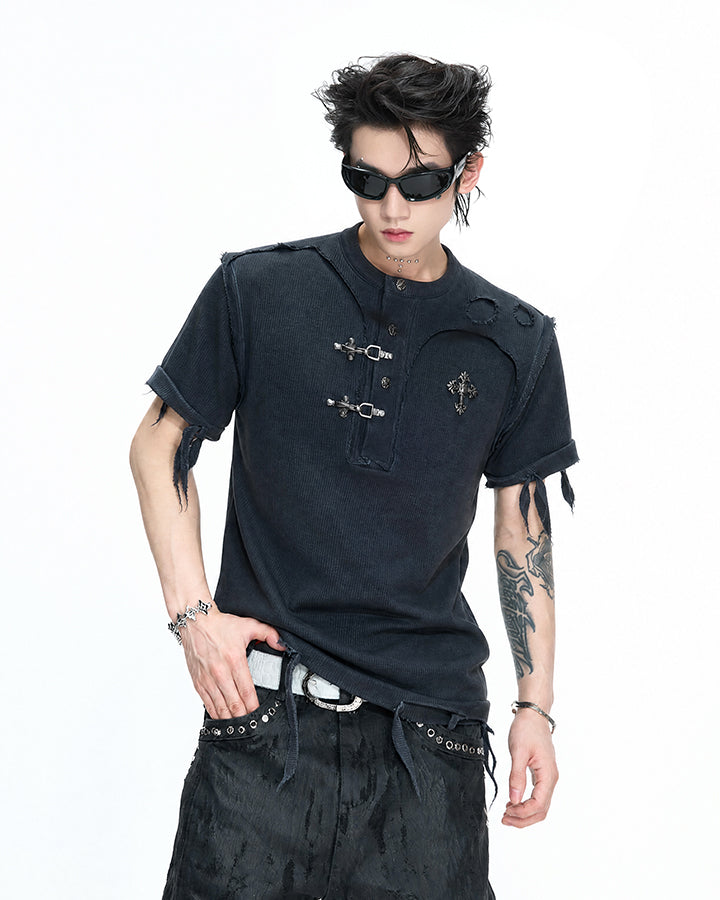 KIIKIO Gothic Distressed Tee