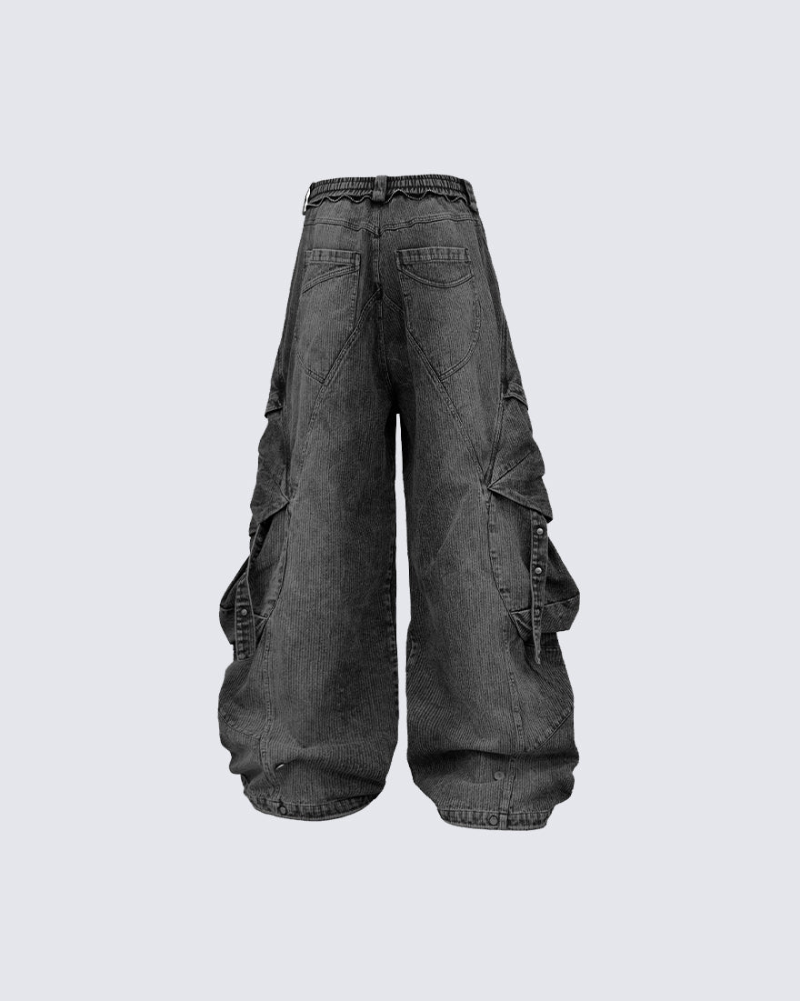 KIIKIO Baggy Cargo Jeans