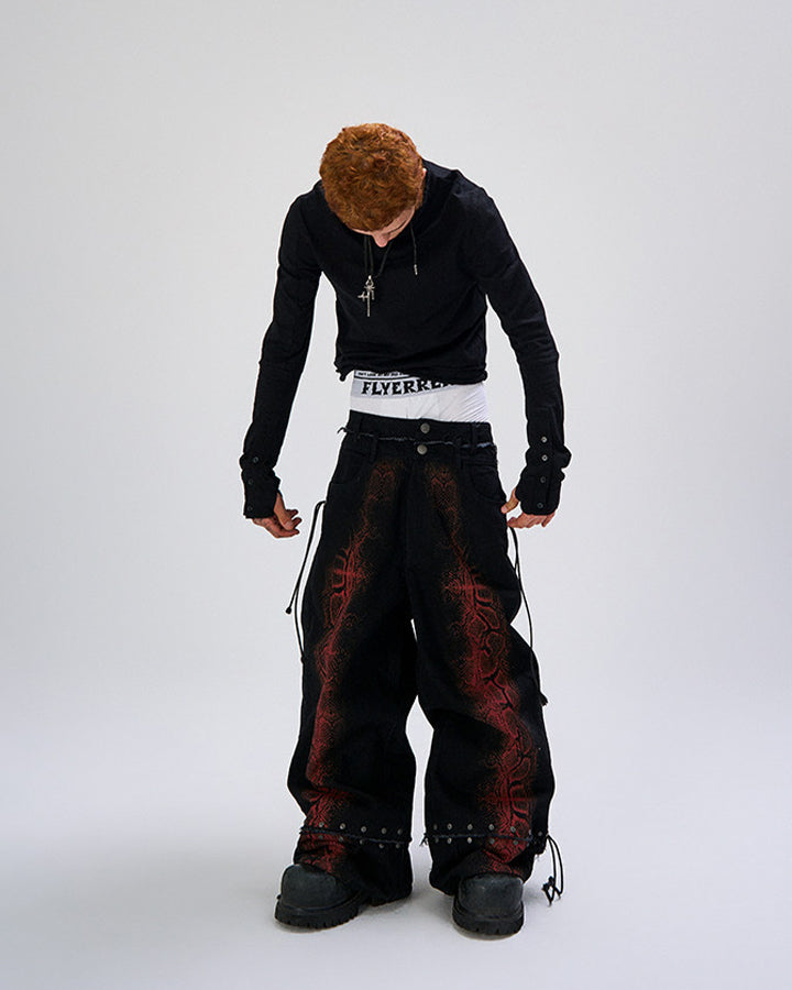 KIIKIO Dark Washed Jeans