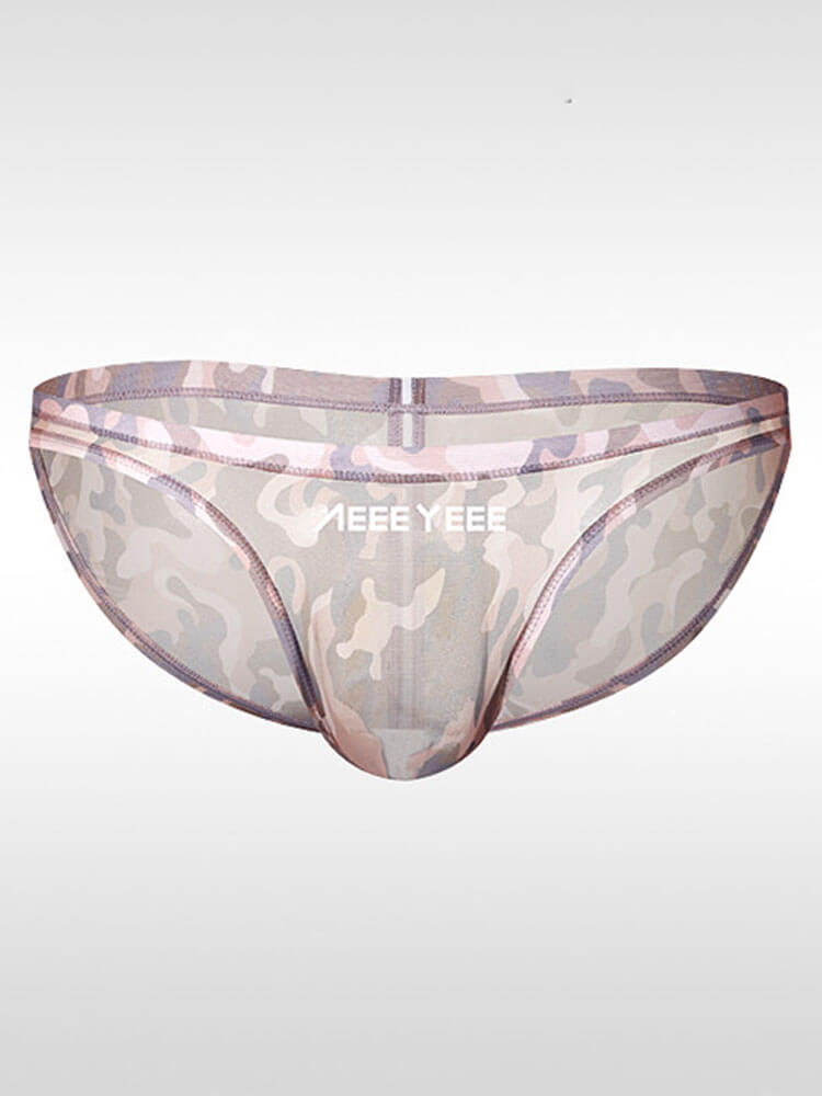 Men's Low-Rise Camouflage Harness Briefs Set