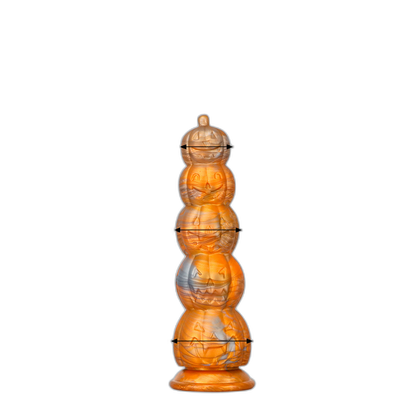 Pumpkin Anal Beads - Hands-Free Butt Plug - Soft Silicone Anal Sex Toy