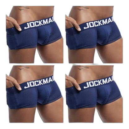 Jockmail Breathable Mesh Boxers (4 Pack)