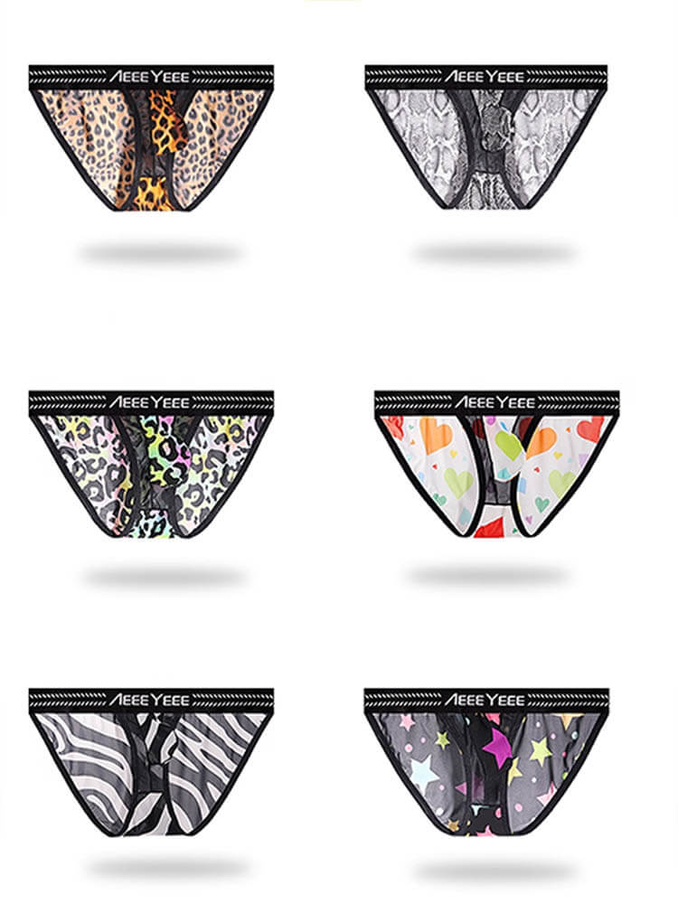 Men's Ultra-Thin Printed Full Coverage Briefs