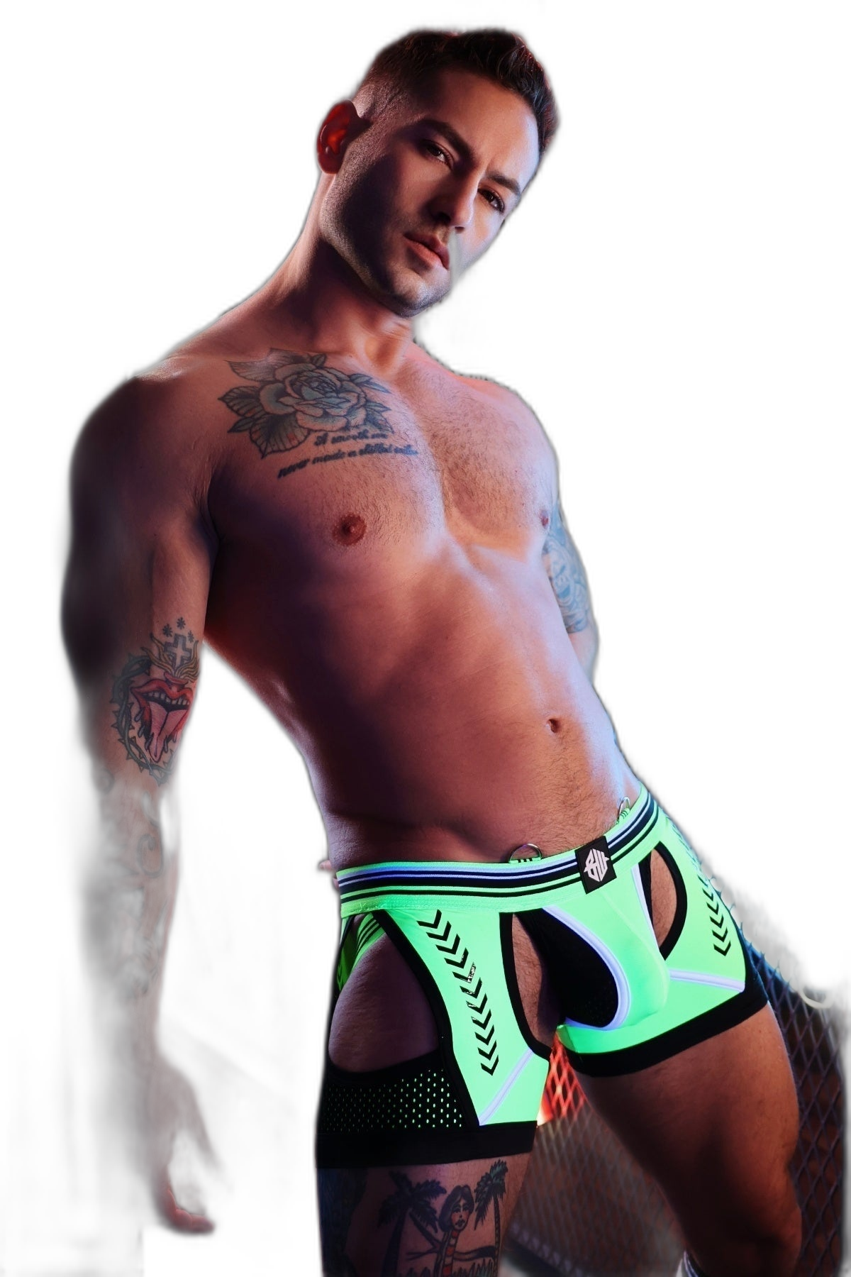 Breedwell Circuit Breaker Chap Jock Neon Green