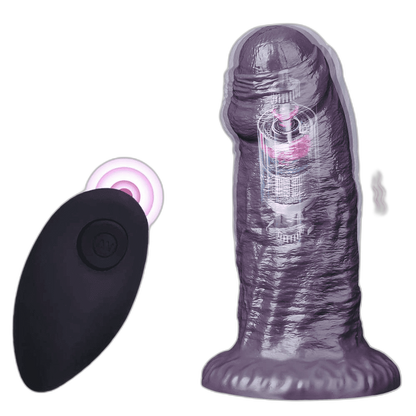 Fleshcurrent - 4.3 Inch Realistic Silicone Vibrating Dildo