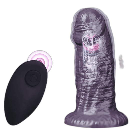 Fleshcurrent - 4.3 Inch Realistic Silicone Vibrating Dildo
