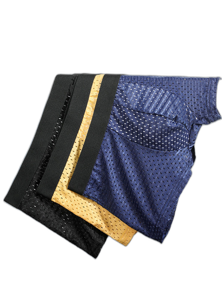 4 Pack Mesh Ice Silk Cool Fresh Men's Trunks