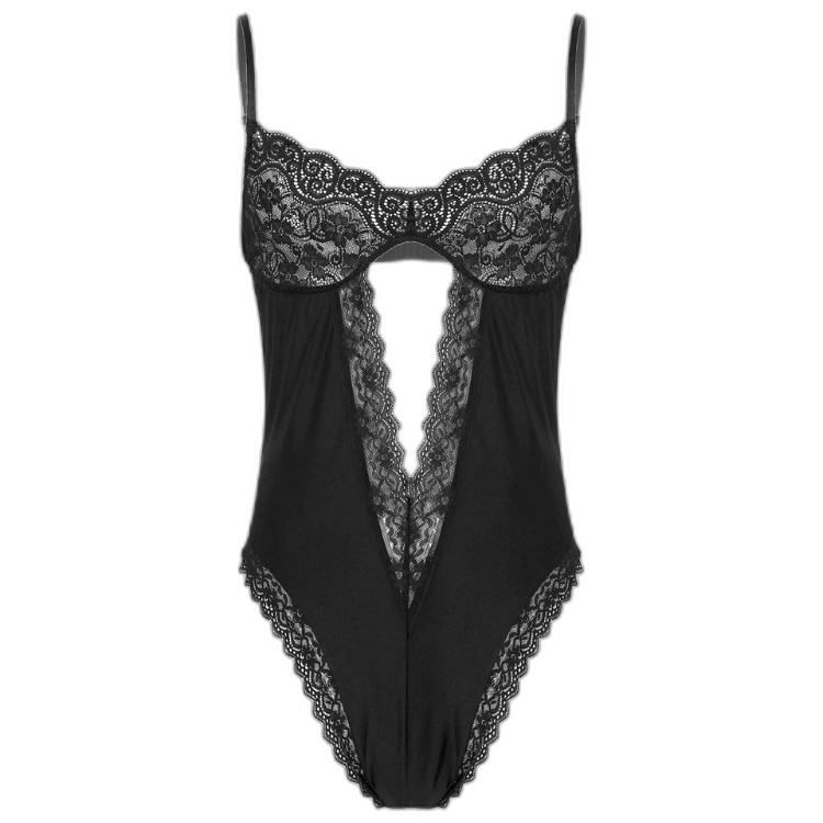 Lace Bodysuit Transparent Erotic Wear for Androgynes
