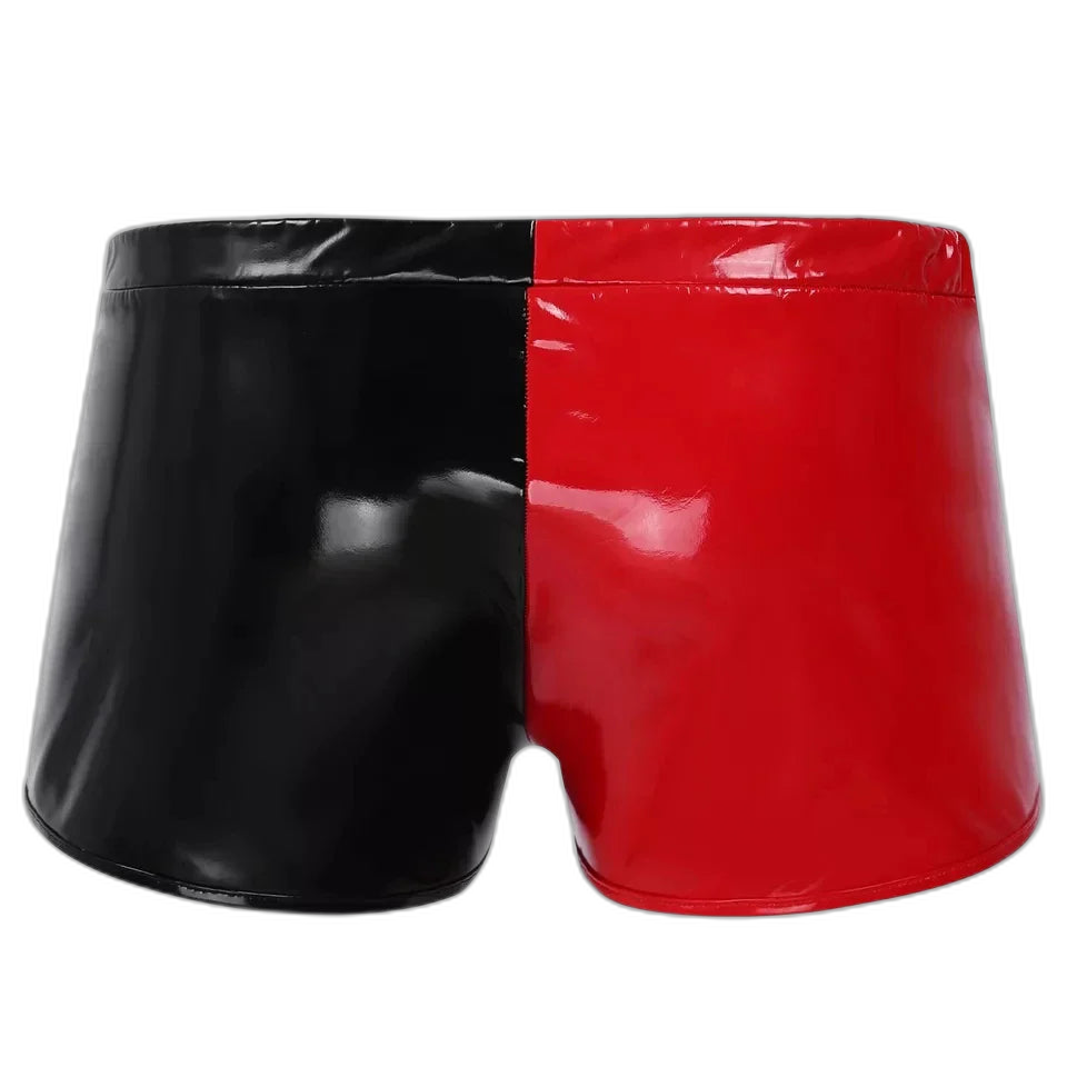 Joker Red & Black Wet Look Boxer Underwear