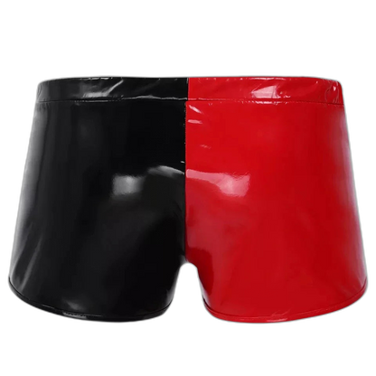 Joker Red & Black Wet Look Boxer Underwear