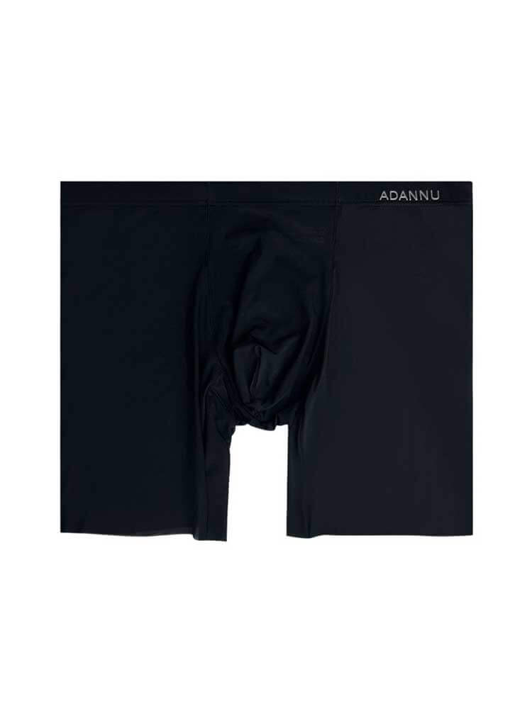 Men's Sexy Low-Rise Solid-Color Contour Pouch Boxer Briefs