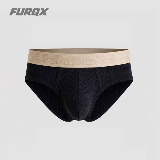 FURQX Ribbed Cotton Contour Pouch Briefs