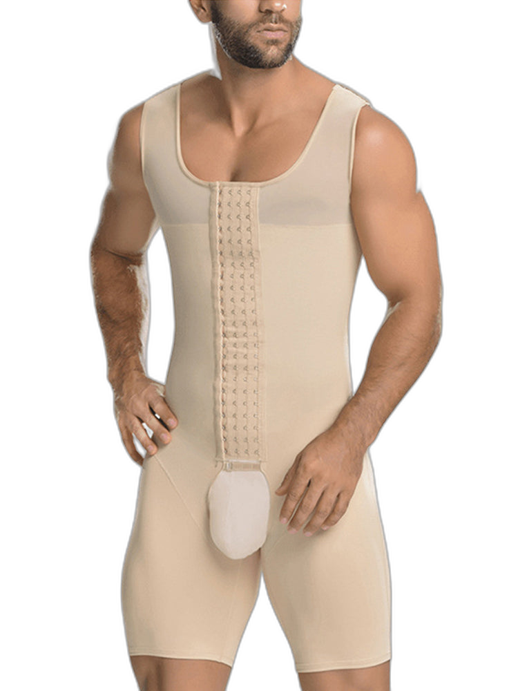 Men Shapewear Tummy Control Slimming Bodysuit