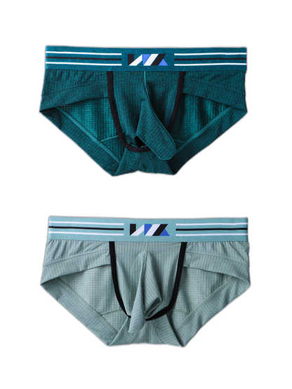 2 Pack Soft Separated Pouch Mens Briefs