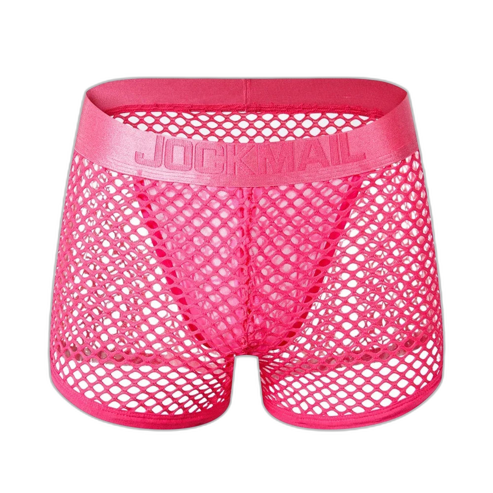 Jockmail 'Reveal All Fishnet' Underwear Shorts
