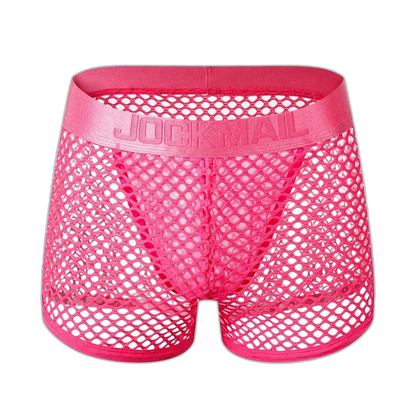 Jockmail 'Reveal All Fishnet' Underwear Shorts