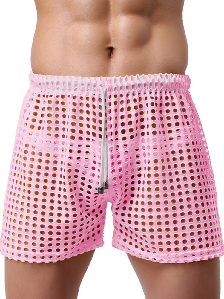 Men's Loose Sexy Mesh Shorts