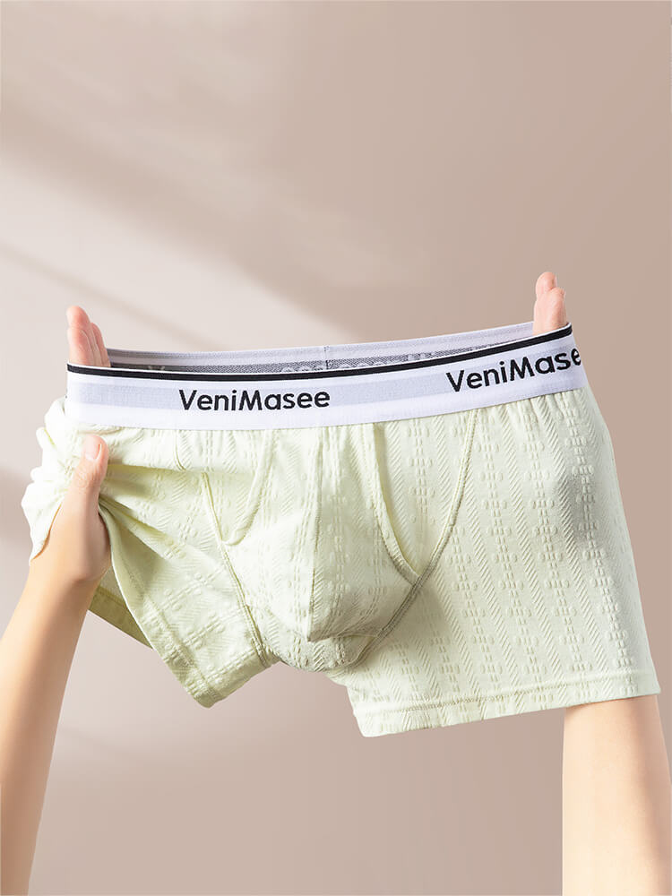 Men's Antibacterial Breathable Cotton Boxer Briefs