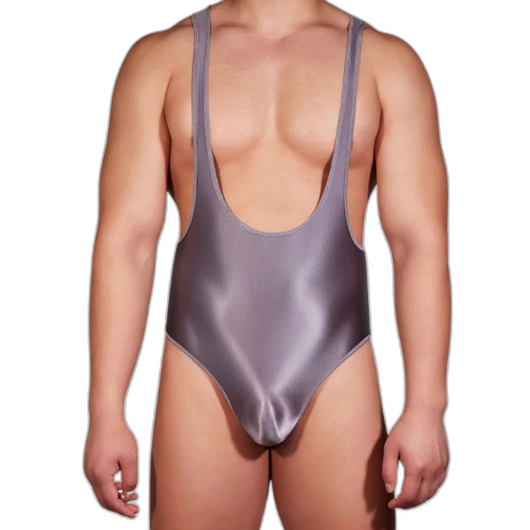 Va-Va-Voom V Neck Bodysuit For Men