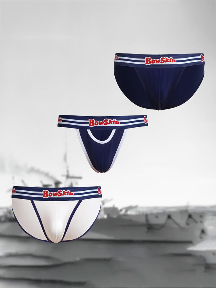 Men's Sexy Nautical-Style Modal Briefs