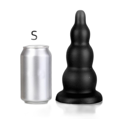 Tower - Ribbed Butt Plug - Thick Butt Plug - Anal Sex Toy