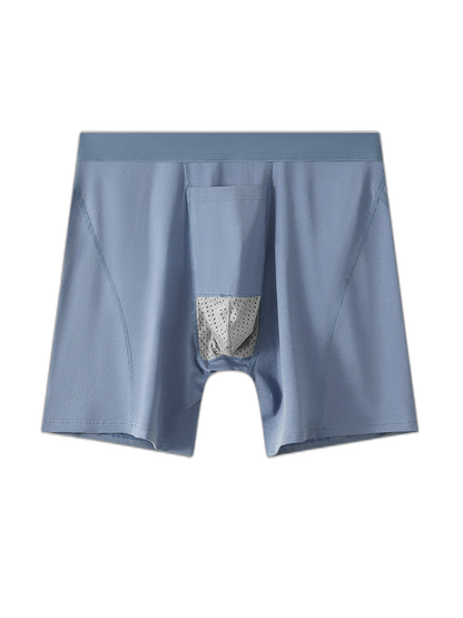2 Pack Men's Gun Bullet Separation Casual Sports Breathable Cotton Mid-Rise Midway Briefs