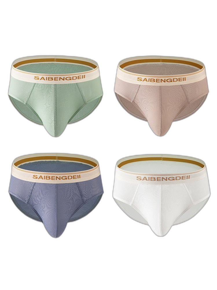 Men's Threaded Fabric U-Raised Low Rise Trunks