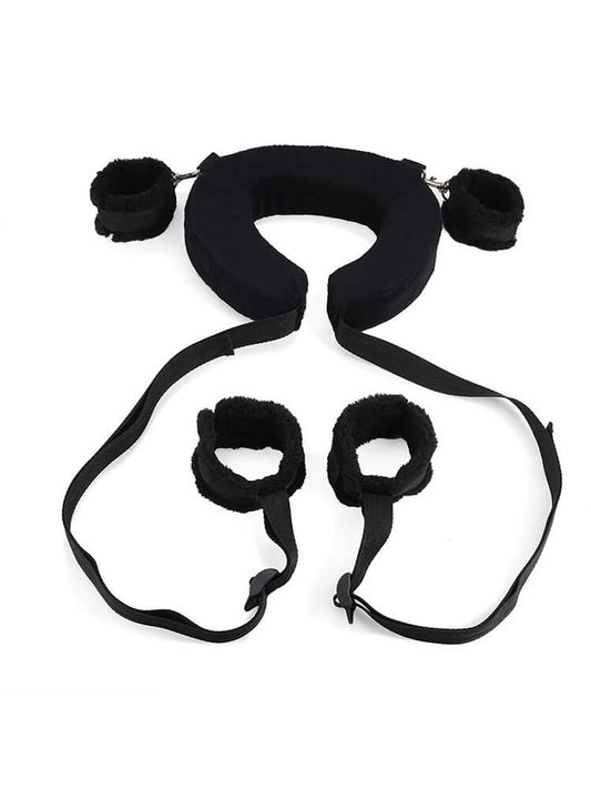 Erotic Restraint Bondage Pillow Leg-Split Strap