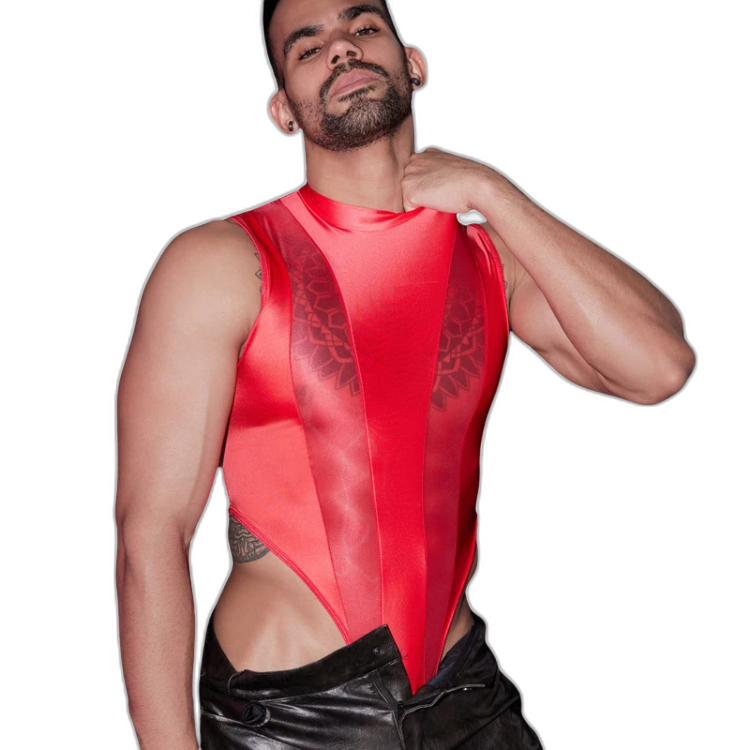 Transparent Tease Mesh Bodysuit