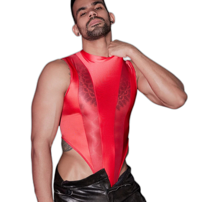 Transparent Tease Mesh Bodysuit