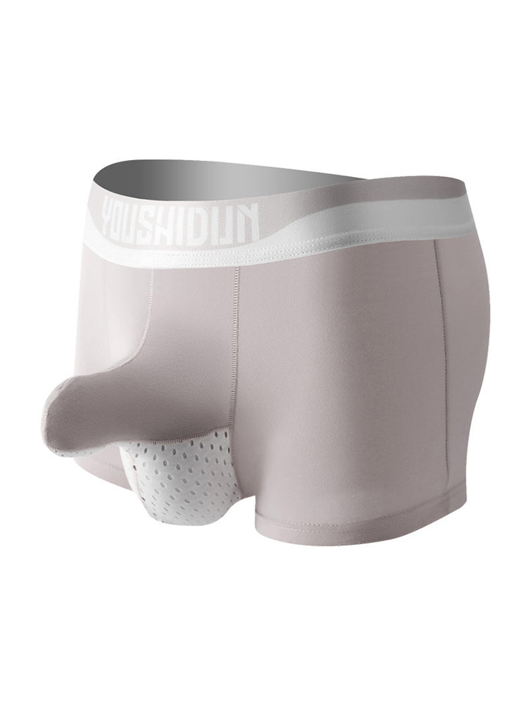 Mid-waist Cotton Breathable Boxer Briefs