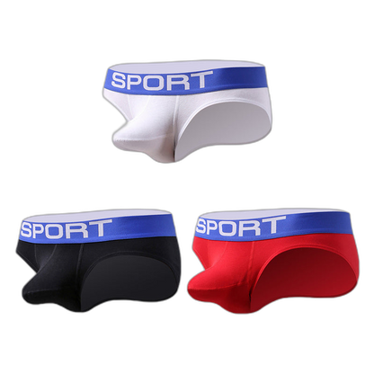 3 Pack Bulge Enhancing Support Men's Underwear