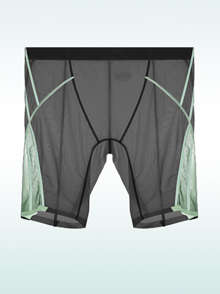 Men's Sports Elongated Breathable Boxer Briefs