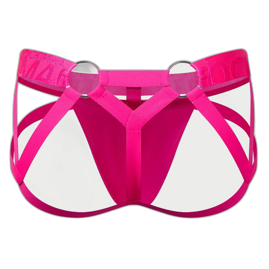 Summer Fluro Harness Thong Jockstrap