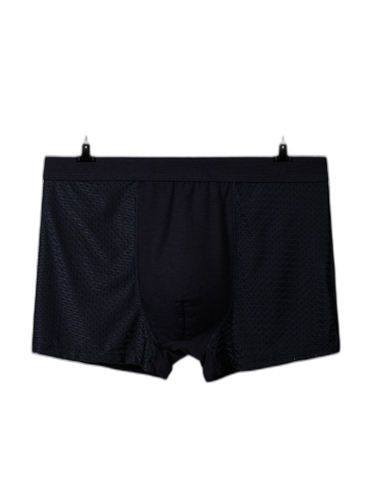 4 Pack Men’s Breathable Mesh Trunks with Antibacterial Fabric