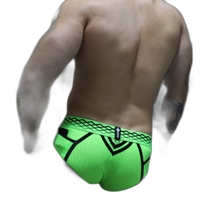 Breedwell Revolution Brief Neon Green