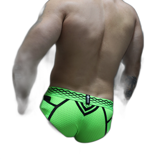 Breedwell Revolution Brief Neon Green