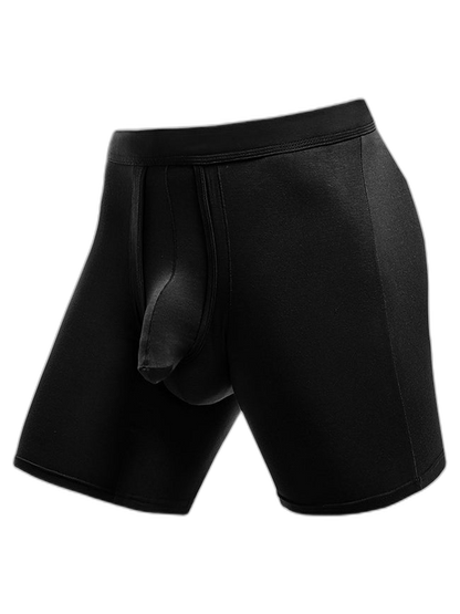 2 Pack Long Boxer Briefs with Separate Pouch