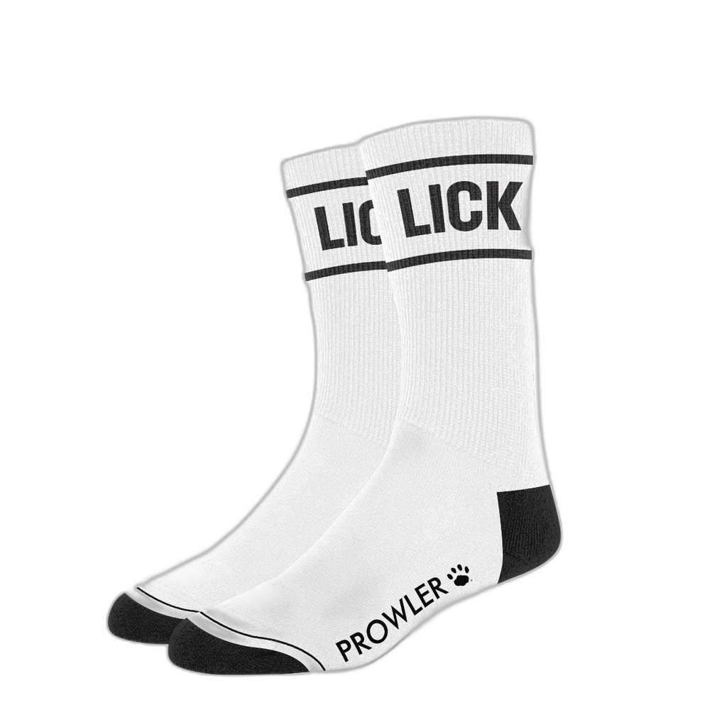 Prowler RED Lick Socks White Black