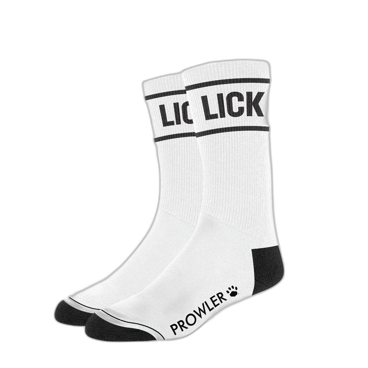 Prowler RED Lick Socks White Black