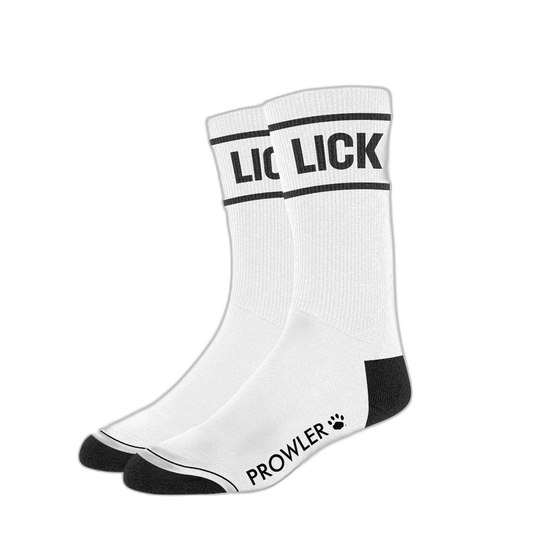 Prowler RED Lick Socks White Black