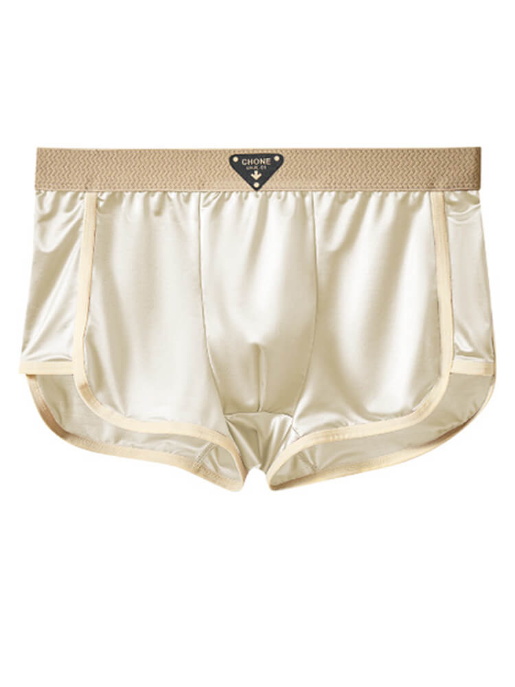 Men's Ice Silk Antibacterial Boxer Briefs