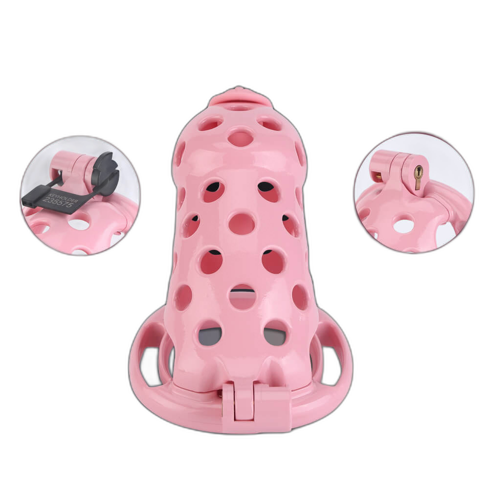 Ensnare - Cock Cage With Belt - 5 Colors & Sizes