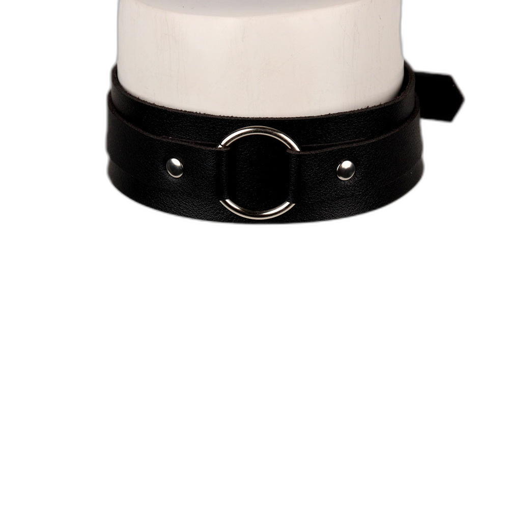 Leather O-Ring Collar / Choker