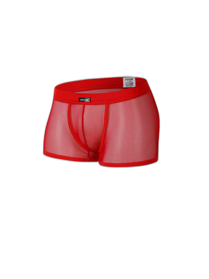 Men's Sexy Transparent Mesh Trunks