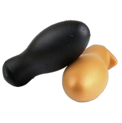 ELITE Liquid Silicone Torpedo Plug Medium Black