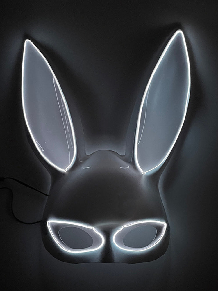 Led Half Face Bunny Mask