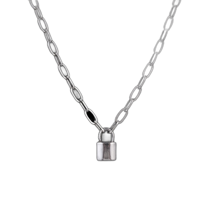 Paperclip Lock Necklace