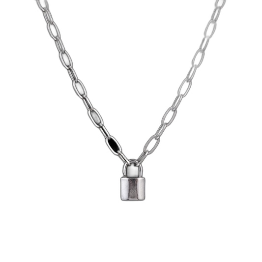 Paperclip Lock Necklace