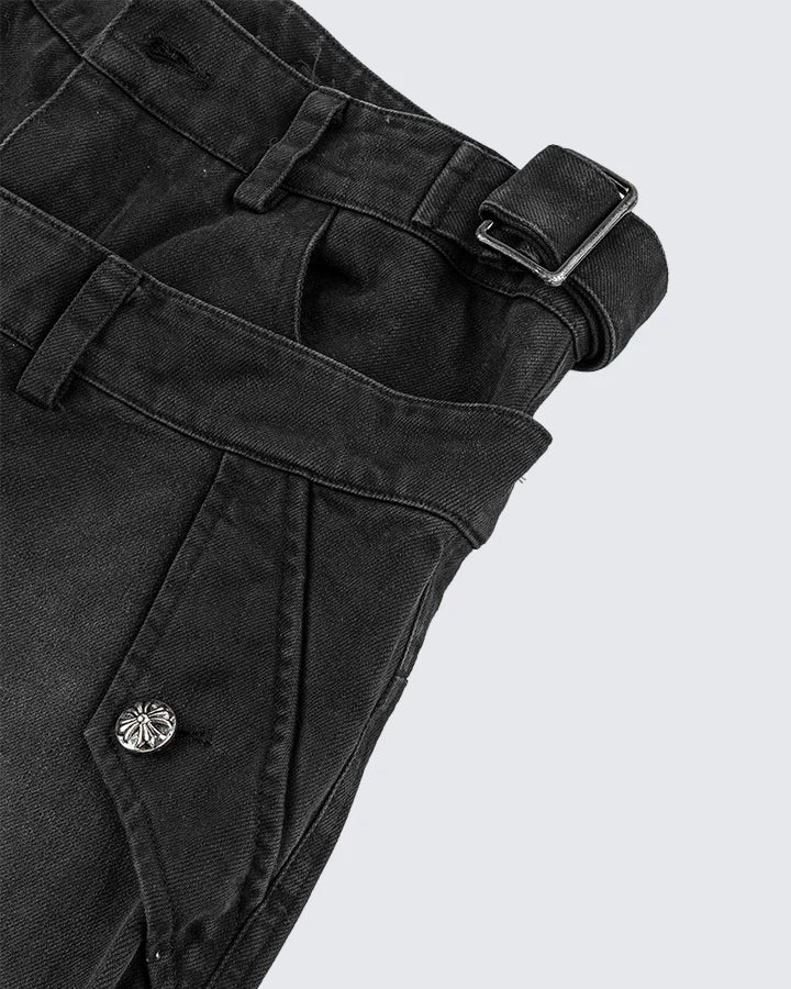 Camouflage Fleece-Lined Double-Belt Set